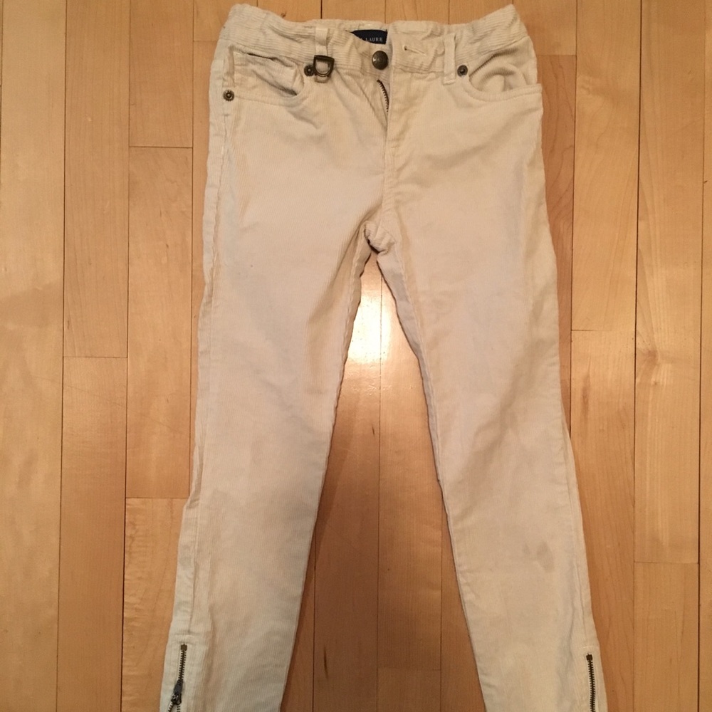 Ralph Polo Cream Corduroy  Pants